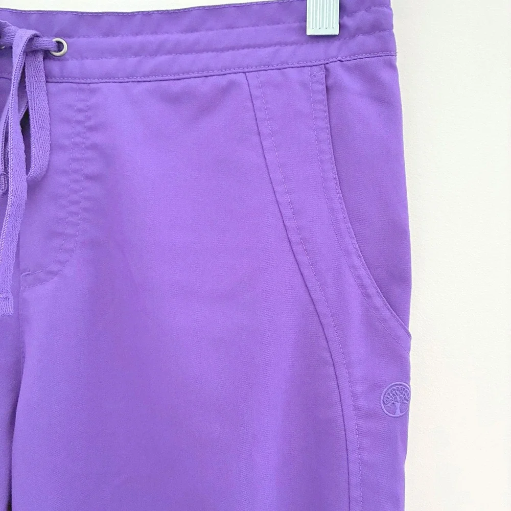 Women's S Healing Hands Purple Label Jane & Taylor Scrub Set in Eggplant Purple